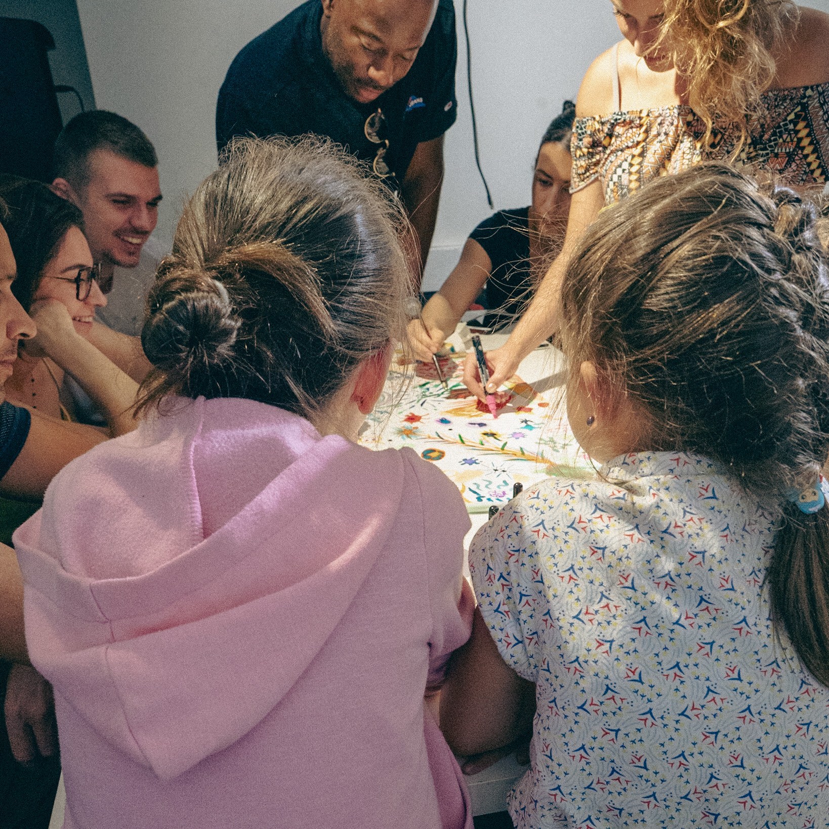 Atelier de peinture entre art et environnement Tristan Alexandre