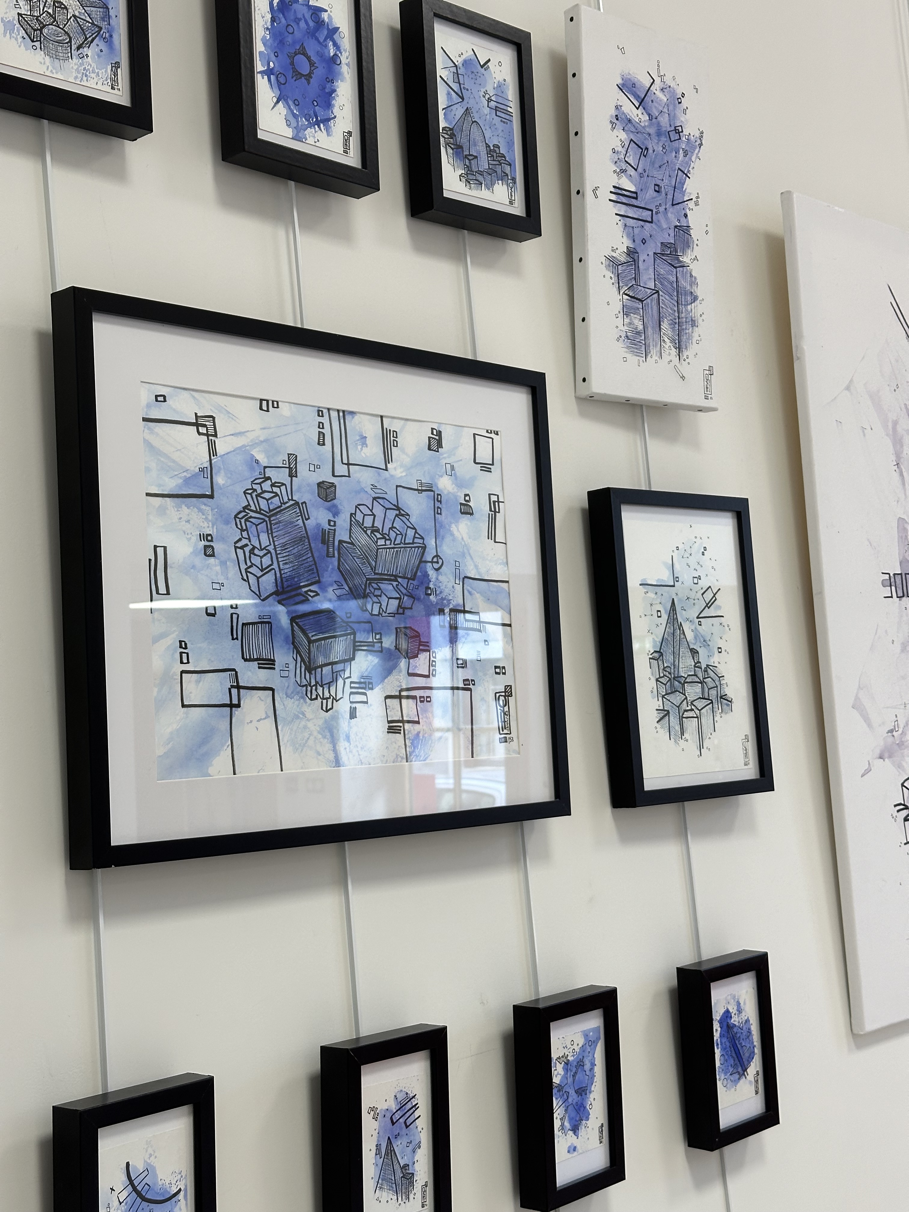 Poèmes Bleus Exposition Tristan Alexandre 2023