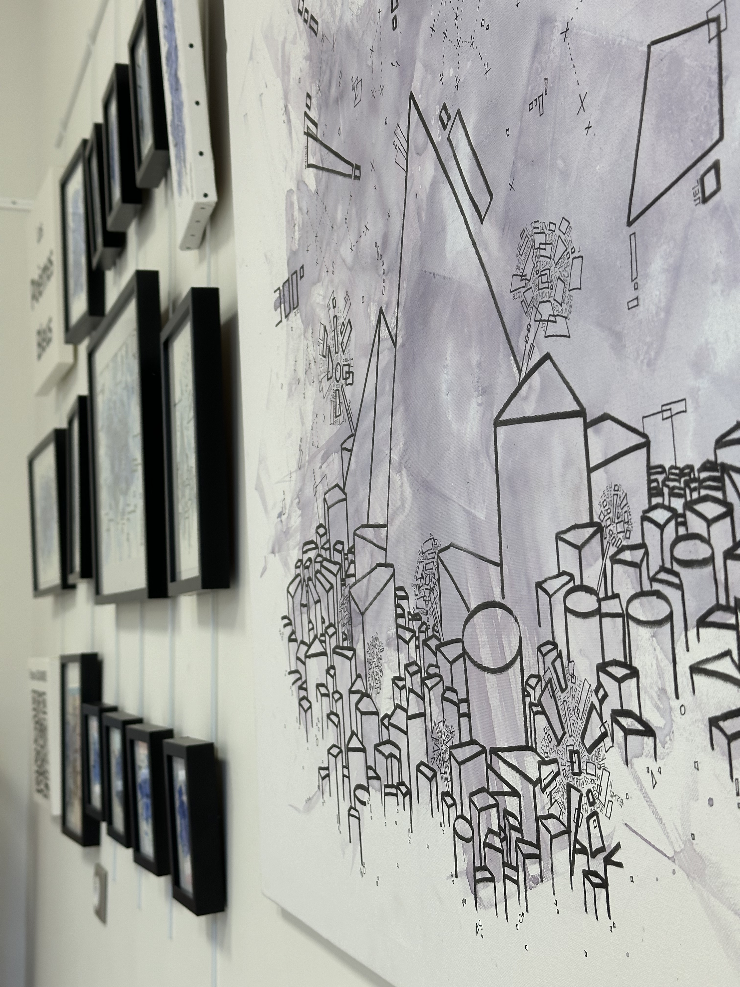 Poèmes Bleus Exposition Tristan Alexandre 2023