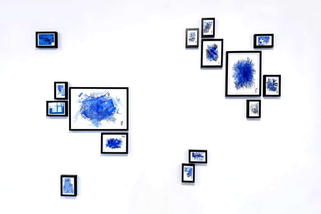 Poème Bleu, Tristan Alexandre,2024, Camille Claudel, Clermont-Ferrand